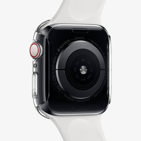 ACS05458 - Apple Watch Ultra (Apple Watch (49mm)) Case Thin Fit in black showing the front
